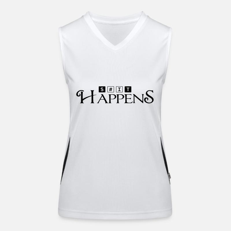 It Just Happens Women's Functional Contrast Tank Top