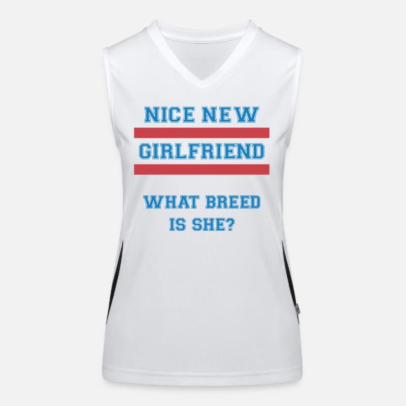 Freundin Zitat Funktionelles Kontrast-Tank Top für Frauen