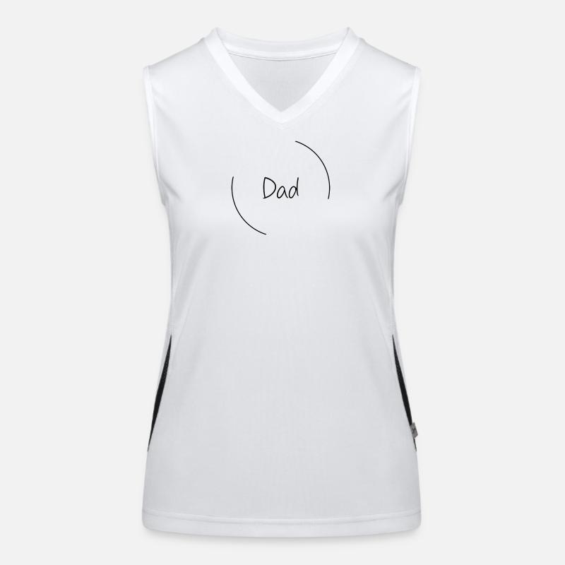 Dad Funktionelles Kontrast-Tank Top für Frauen