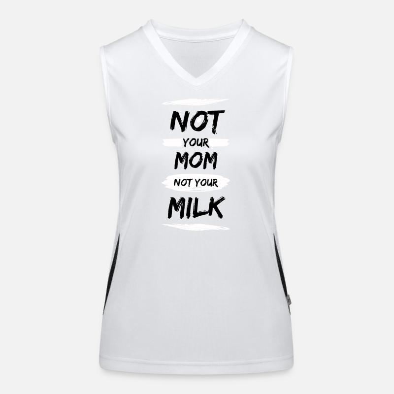 Pas ta mère Pas ton lait Débardeur respirant contrasté Femme