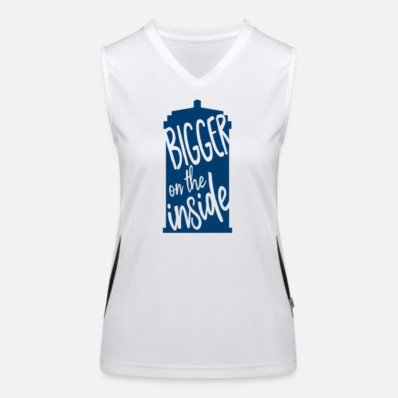 Bigger on the inside Women's Functional Contrast Tank Top
