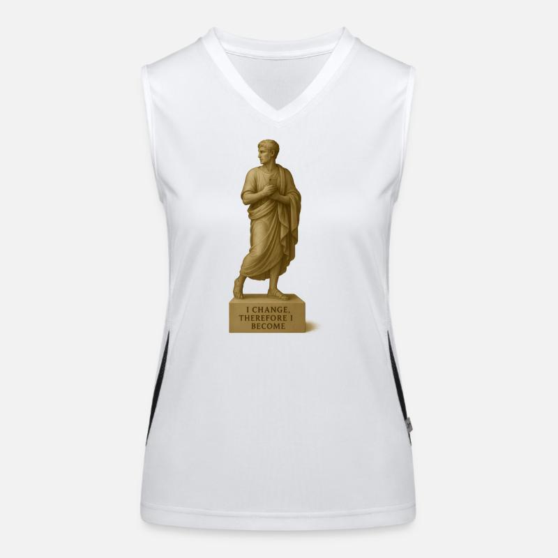 Classical Philosophy Sculpture Women's Functional Contrast Tank Top