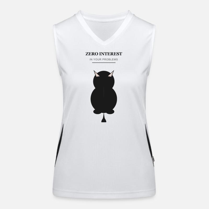 Zero Interest Dämonen-Silhouette Funktionelles Kontrast-Tank Top für Frauen