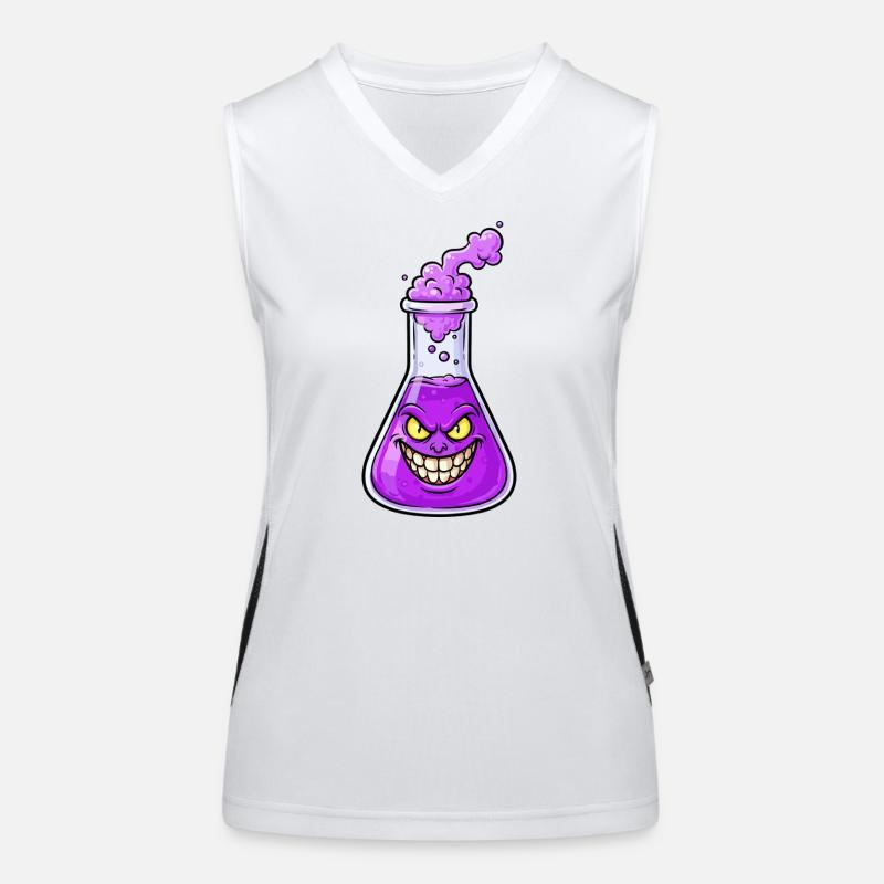 Purple Alchemy Bottle Magic Women's Functional Contrast Tank Top