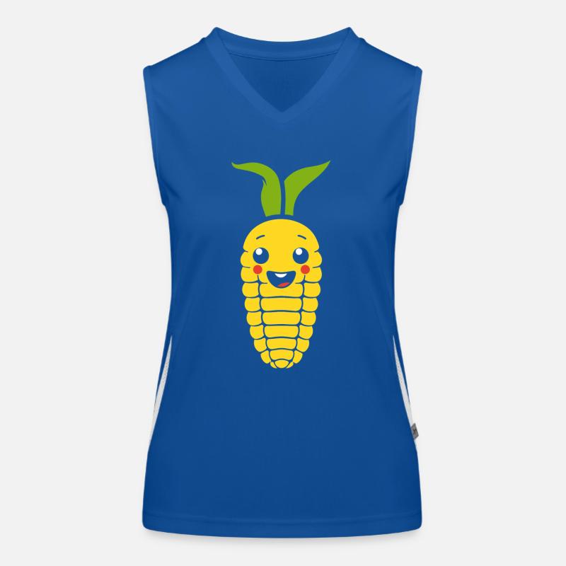 corn on the cob Women's Functional Contrast Tank Top