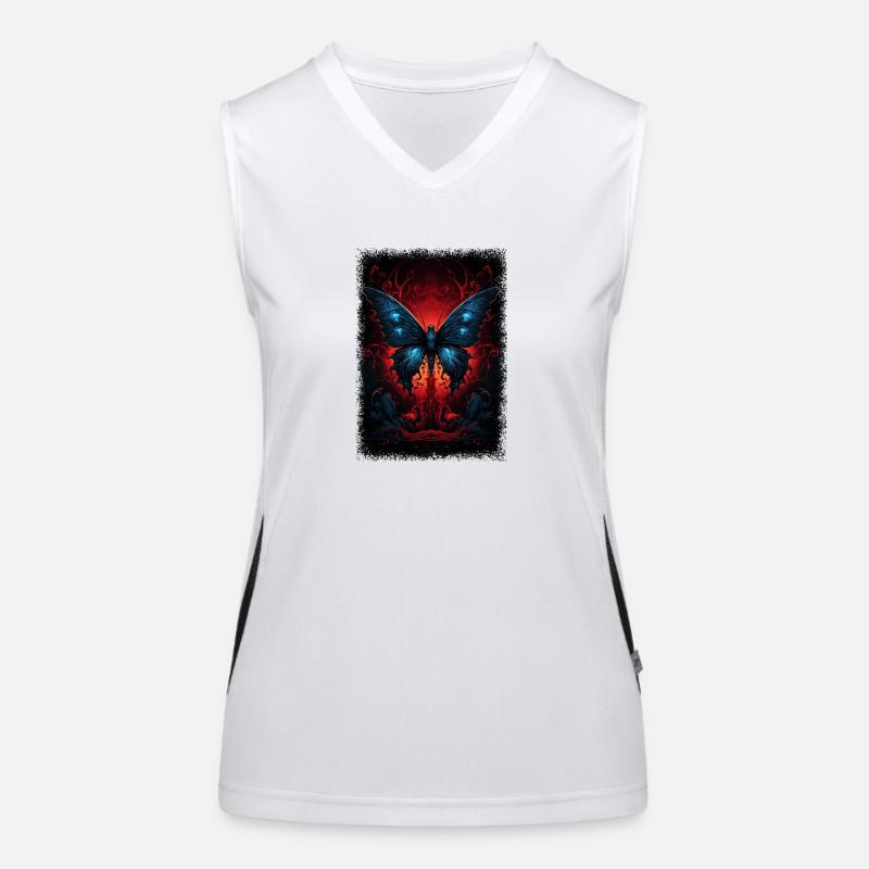 Happy cool statement trend present Top sportivo da donna in contrasto cromatico