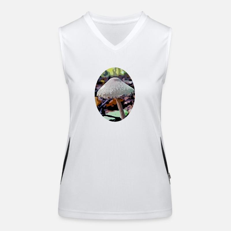 Pilz Funktionelles Kontrast-Tank Top für Frauen