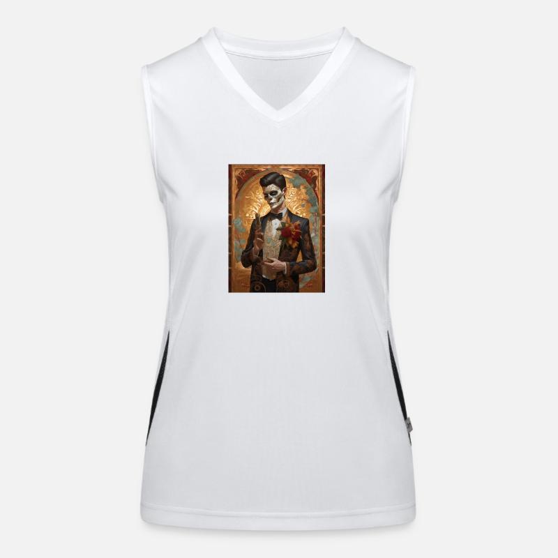 Ghotische Klasse Funktionelles Kontrast-Tank Top für Frauen