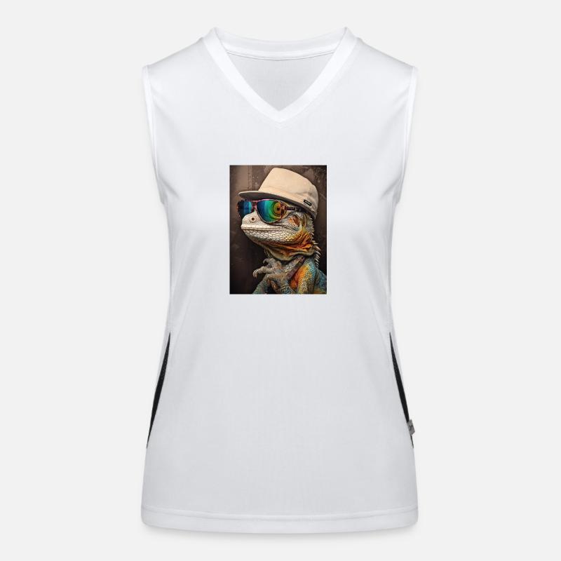 Tierischer Stil Funktionelles Kontrast-Tank Top für Frauen