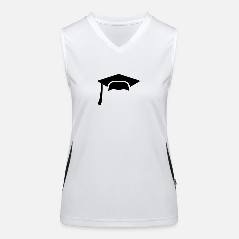 Hat diploma icon 7062 Women's Functional Contrast Tank Top