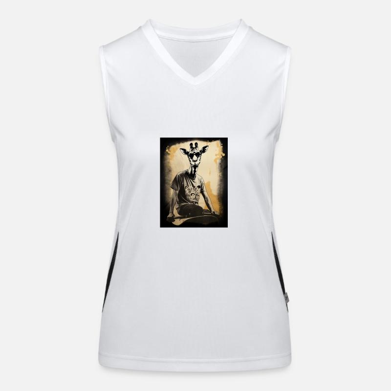 Tierischer Stil Funktionelles Kontrast-Tank Top für Frauen