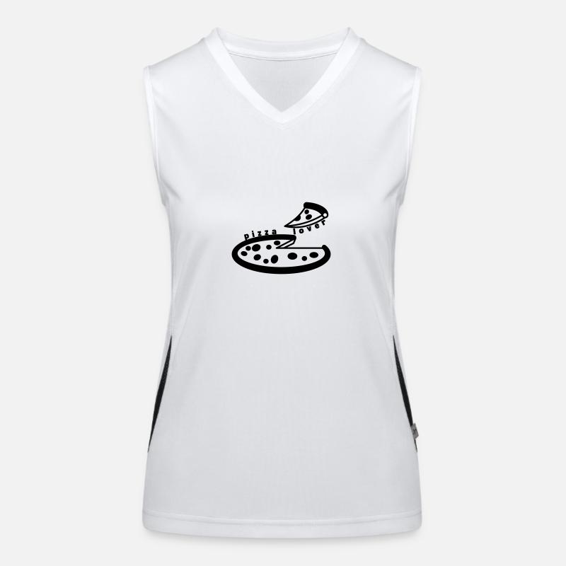 Pizza lover Women's Functional Contrast Tank Top