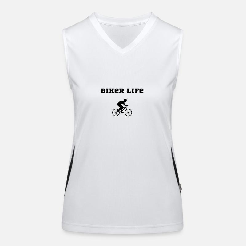 Biking Funktionelles Kontrast-Tank Top für Frauen
