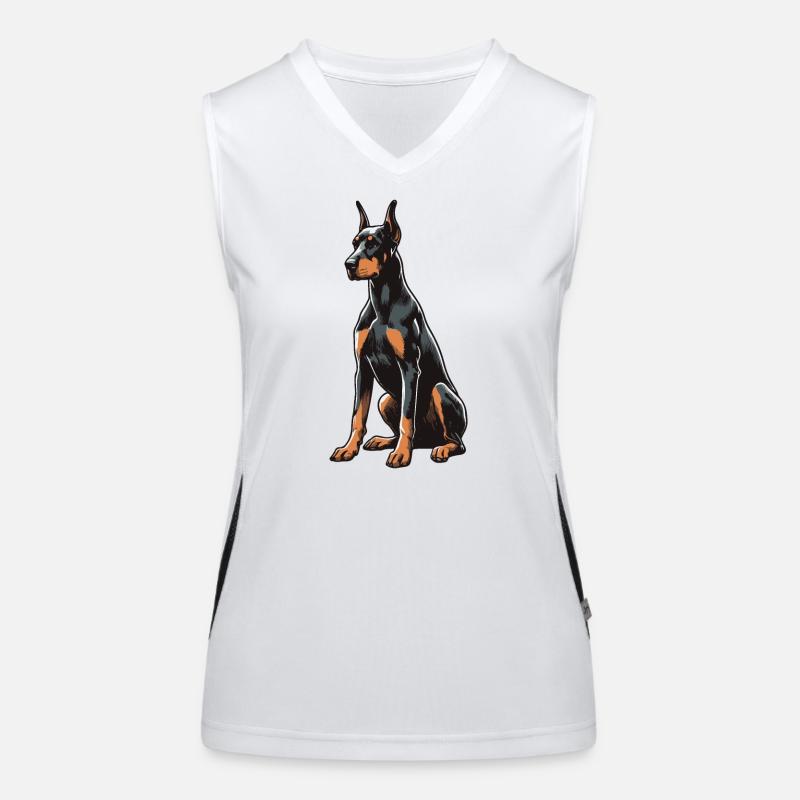 Doberman Débardeur respirant contrasté Femme