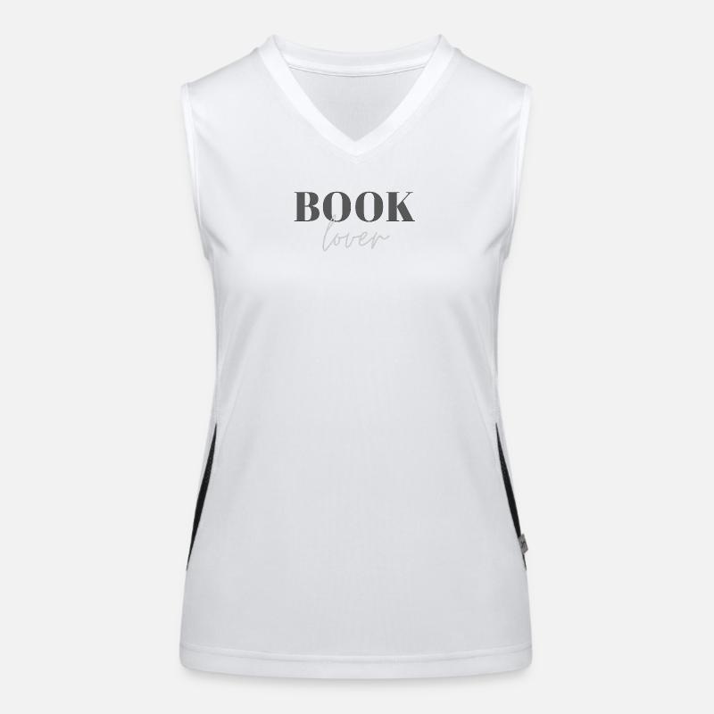 Booklover Funktionelles Kontrast-Tank Top für Frauen