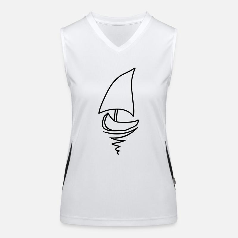schiff_1c Women's Functional Contrast Tank Top