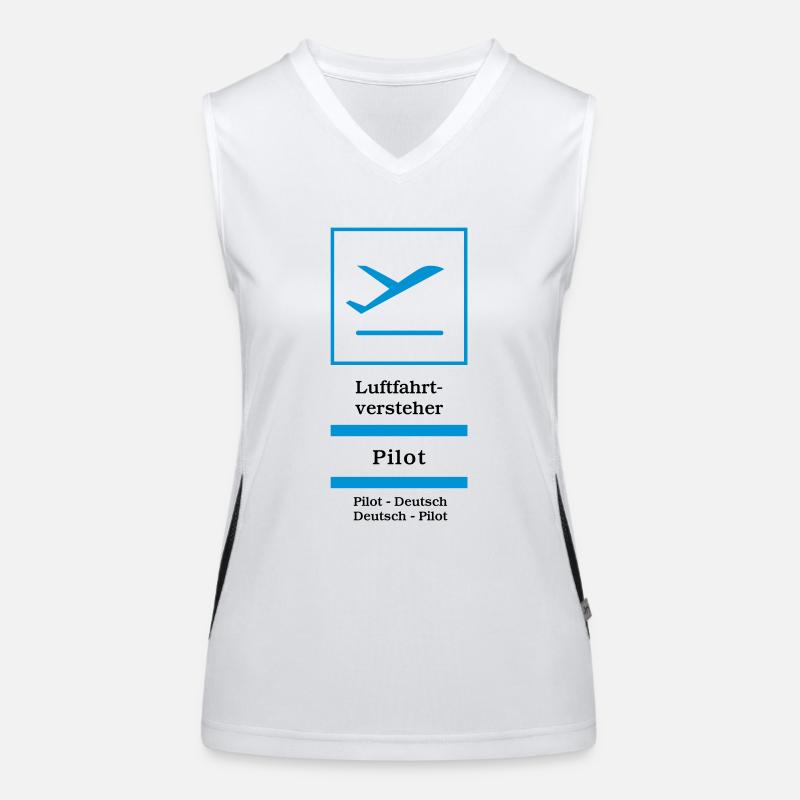 aviators Women's Functional Contrast Tank Top