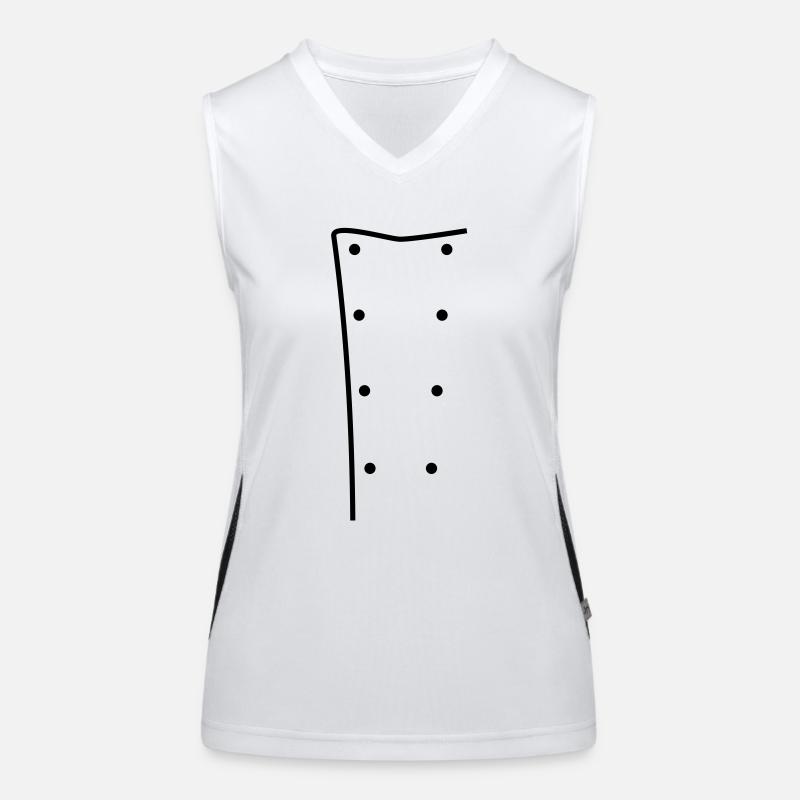 Kochjacke Funktionelles Kontrast-Tank Top für Frauen