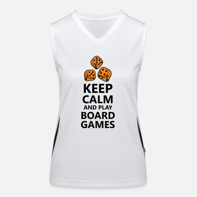 Boardgame Chess Backgammon Game Night Women's Functional Contrast Tank Top