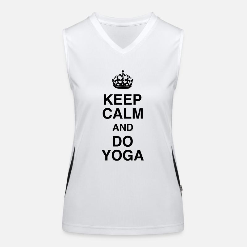 Keep Calm and Do Yoga Women's Functional Contrast Tank Top