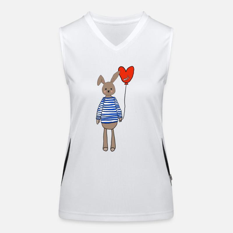 ostern Osterhase Funktionelles Kontrast-Tank Top für Frauen