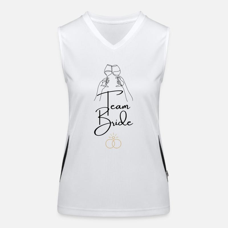 Poltern Funktionelles Kontrast-Tank Top für Frauen
