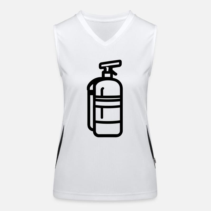 fire extinguisher Women's Functional Contrast Tank Top