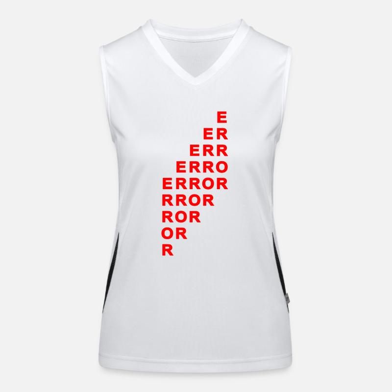 Error Saying Proverbs Women's Functional Contrast Tank Top