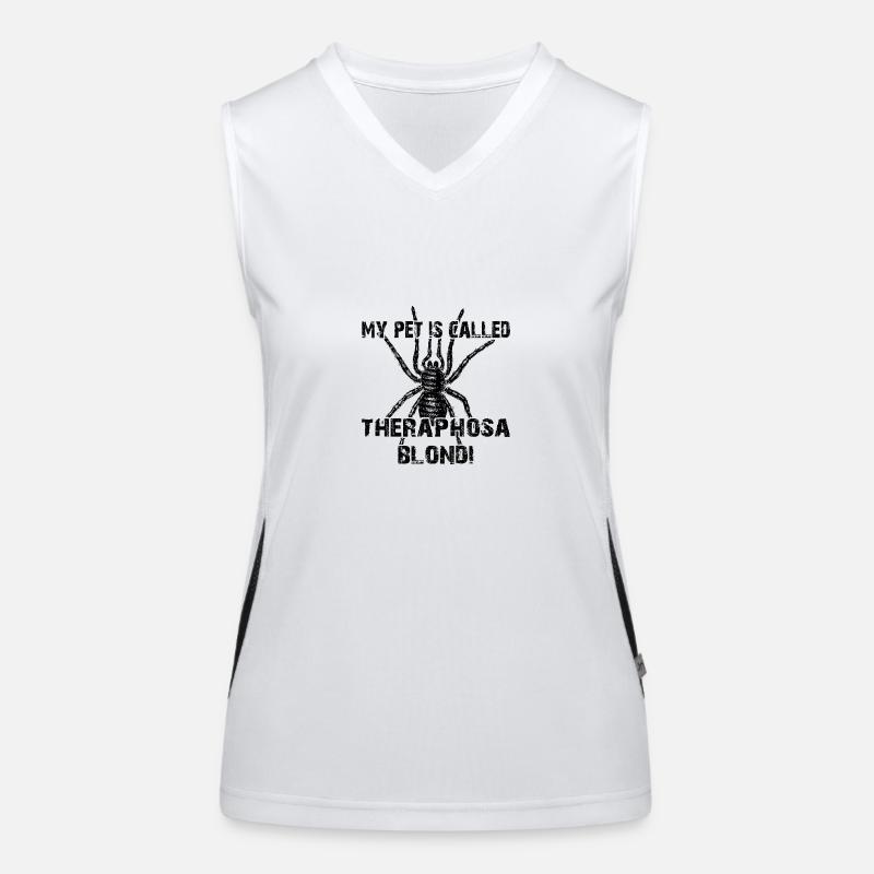 My pet's name is Theraphosa Blondi Women's Functional Contrast Tank Top
