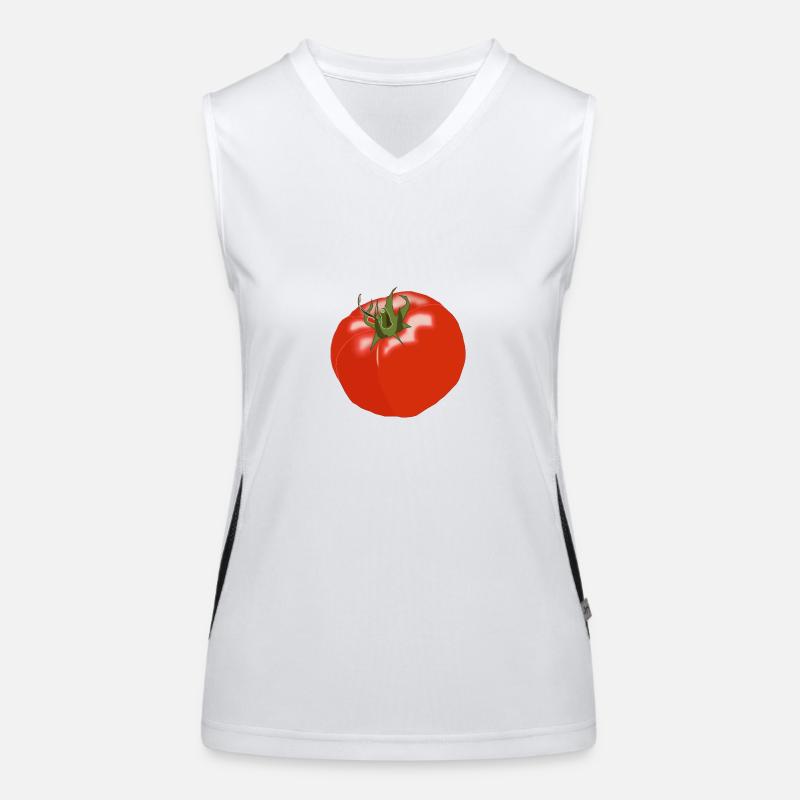 tomate tomates tomate légume vegetables5 Débardeur respirant contrasté Femme