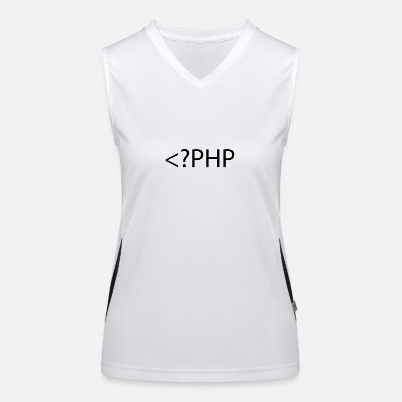 php tag Women's Functional Contrast Tank Top