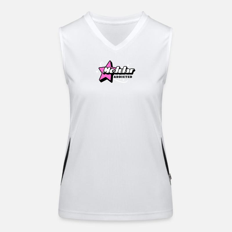 Modular Addicted Synthesizer Women's Functional Contrast Tank Top