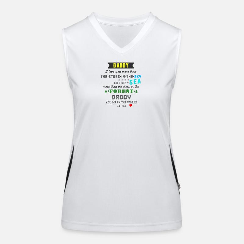 Natural Love for Father Women's Functional Contrast Tank Top