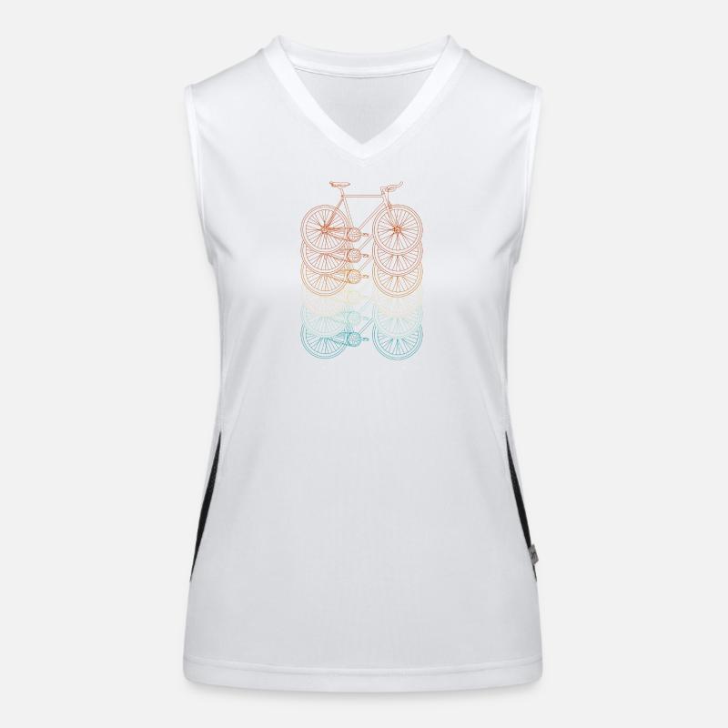 Gradient Bicycle Cascade Women's Functional Contrast Tank Top
