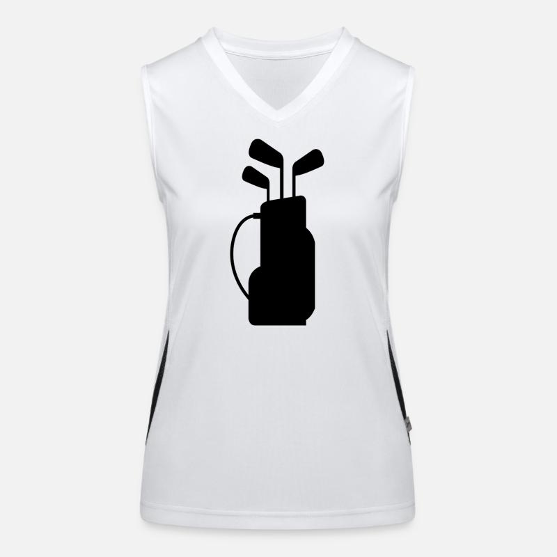 Sac de golf Débardeur respirant contrasté Femme