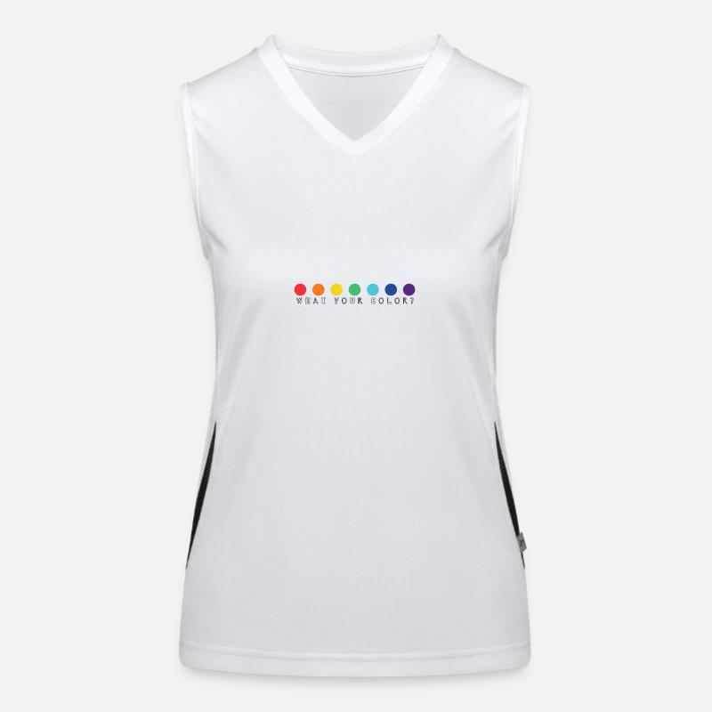 your color Funktionelles Kontrast-Tank Top für Frauen