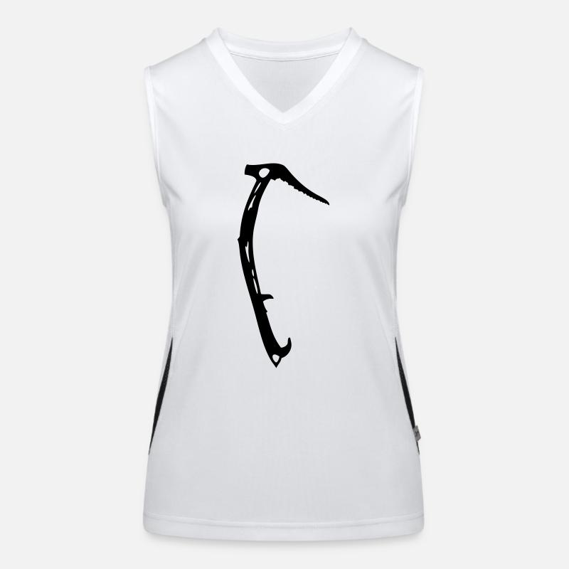 Eispickel Funktionelles Kontrast-Tank Top für Frauen