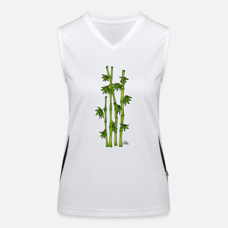 Il suffit de bambou Débardeur respirant contrasté Femme