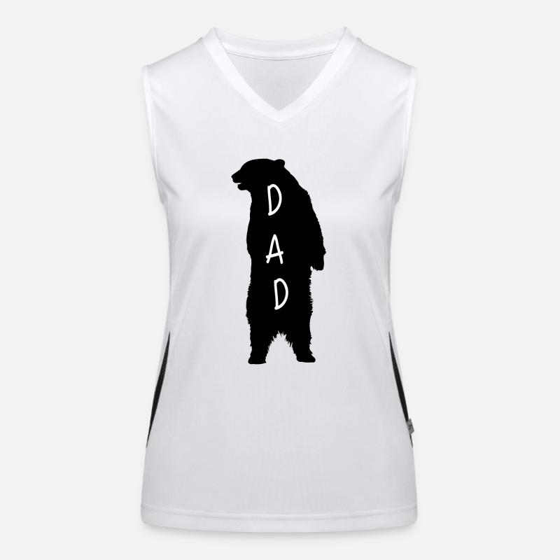 Dad Funktionelles Kontrast-Tank Top für Frauen