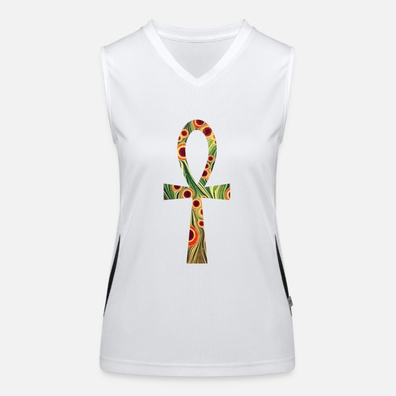 anch e 110 Funktionelles Kontrast-Tank Top für Frauen