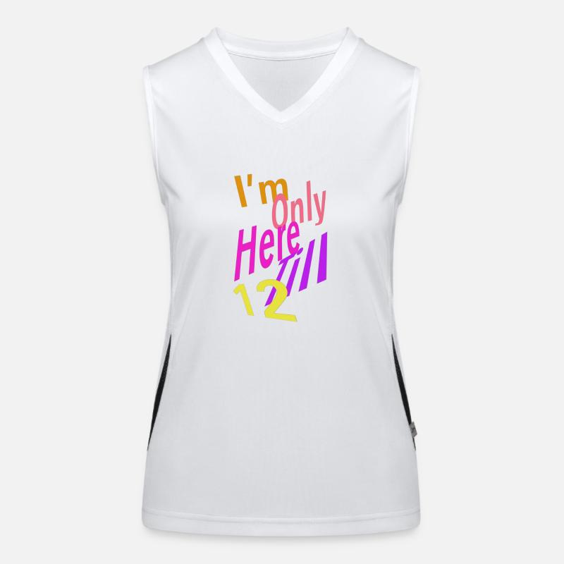 12 Funktionelles Kontrast-Tank Top für Frauen