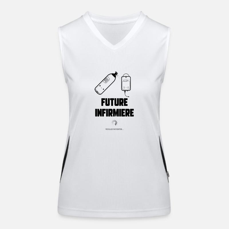Future infirmière Débardeur respirant contrasté Femme