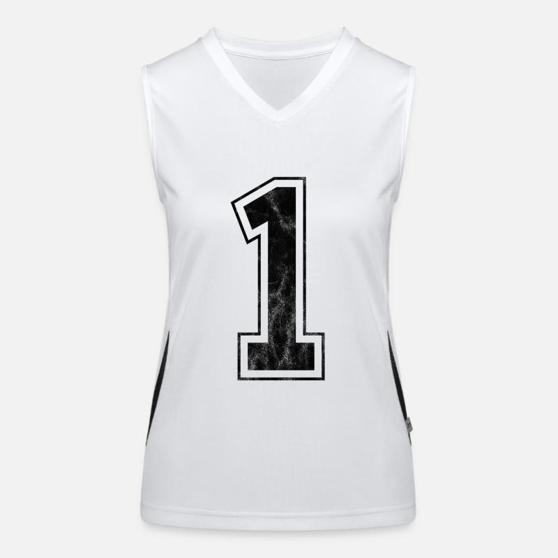 Nummer 1 Funktionelles Kontrast-Tank Top für Frauen