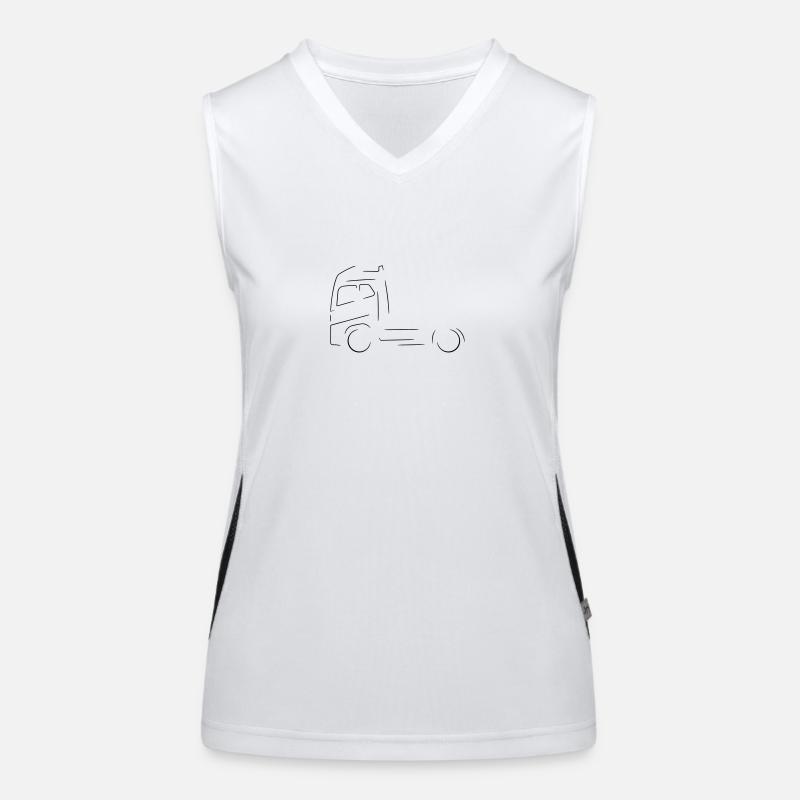 Silhouette de camion Débardeur respirant contrasté Femme
