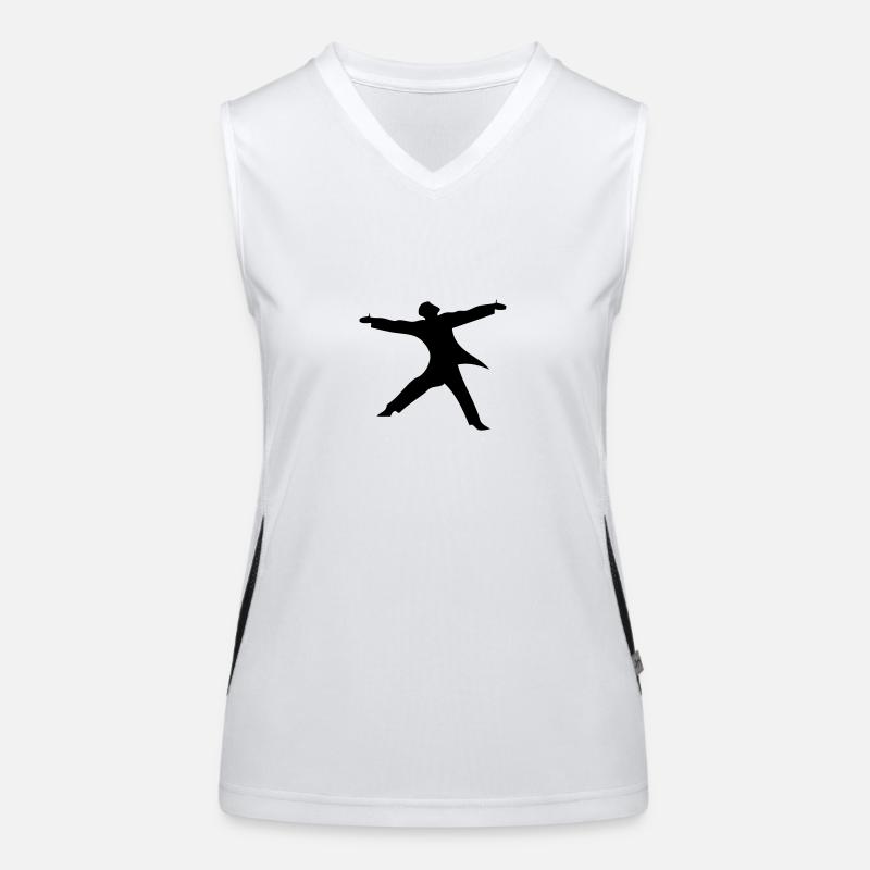 Dancing Man Women's Functional Contrast Tank Top