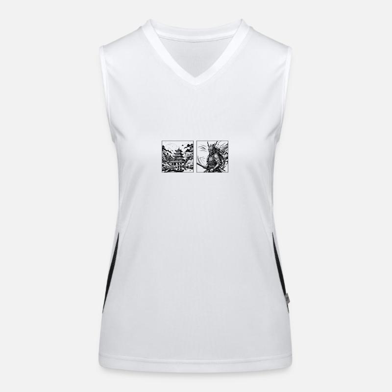 Temple du samouraï Débardeur respirant contrasté Femme