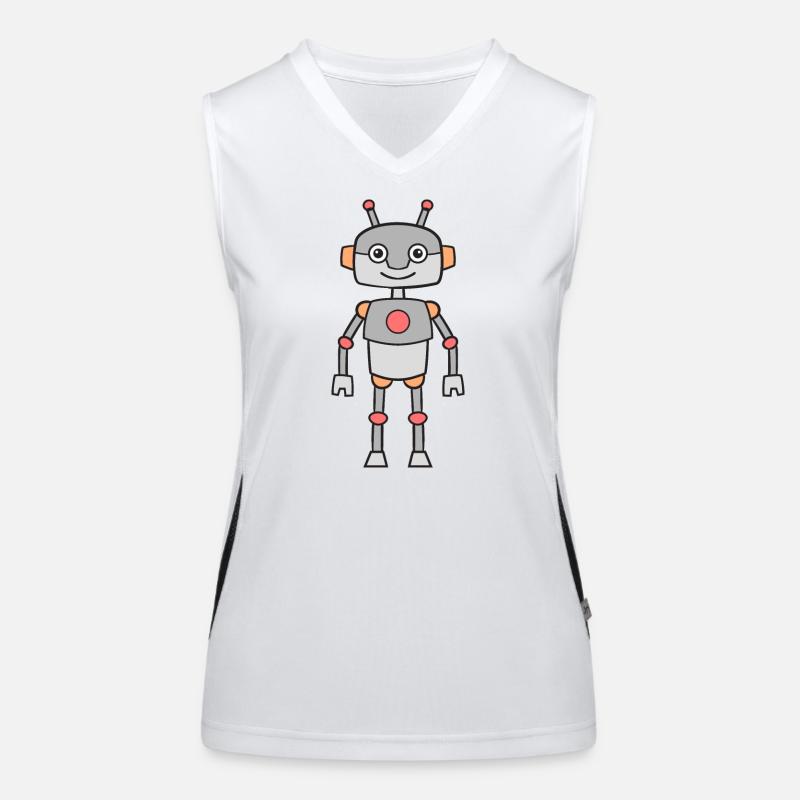 Robot Women's Functional Contrast Tank Top