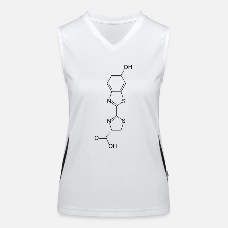 Leuchtend / Glow in the dark firefly luciferin Funktionelles Kontrast-Tank Top für Frauen