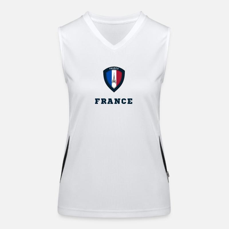 FRANKREICH Funktionelles Kontrast-Tank Top für Frauen