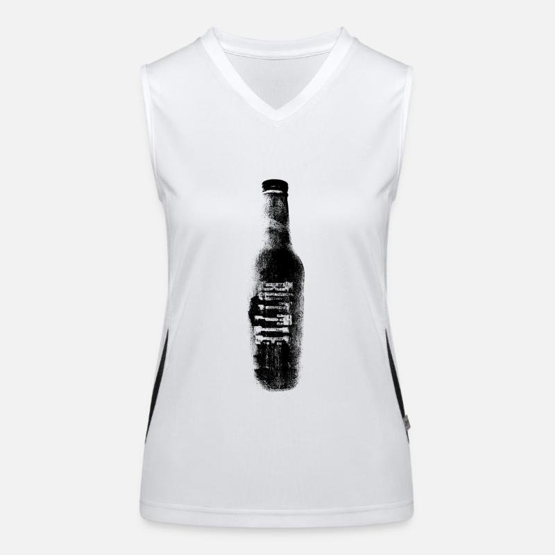Bierflasche Bottle Funktionelles Kontrast-Tank Top für Frauen